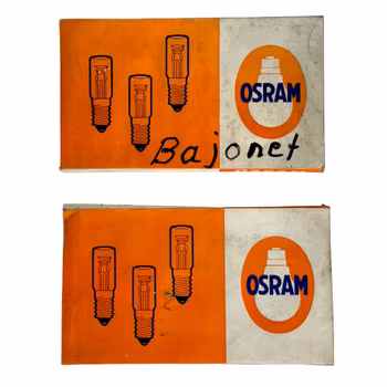 40 st, OSRAM Bajonett 220V 75233 HL VZA Glimmlampor-Glödlampor