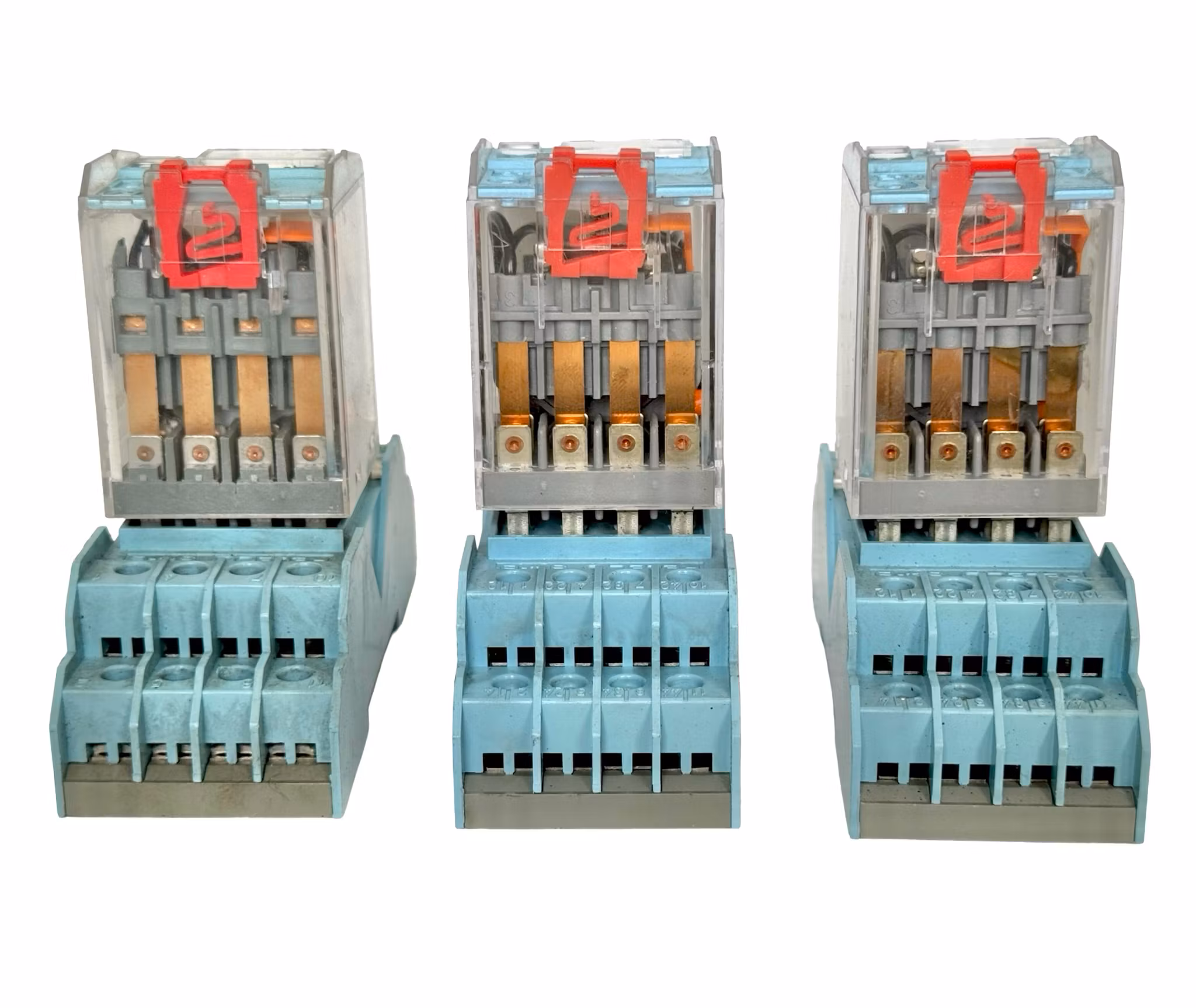 3 stk., Releco C4-A 40 AC - MR-C