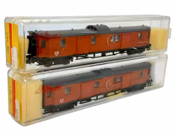 2 st, Liliput 294 80 HO skala, SJ vagnar