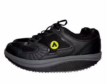 Airewear Sneakers man Promenad sko, Svart strl: 45