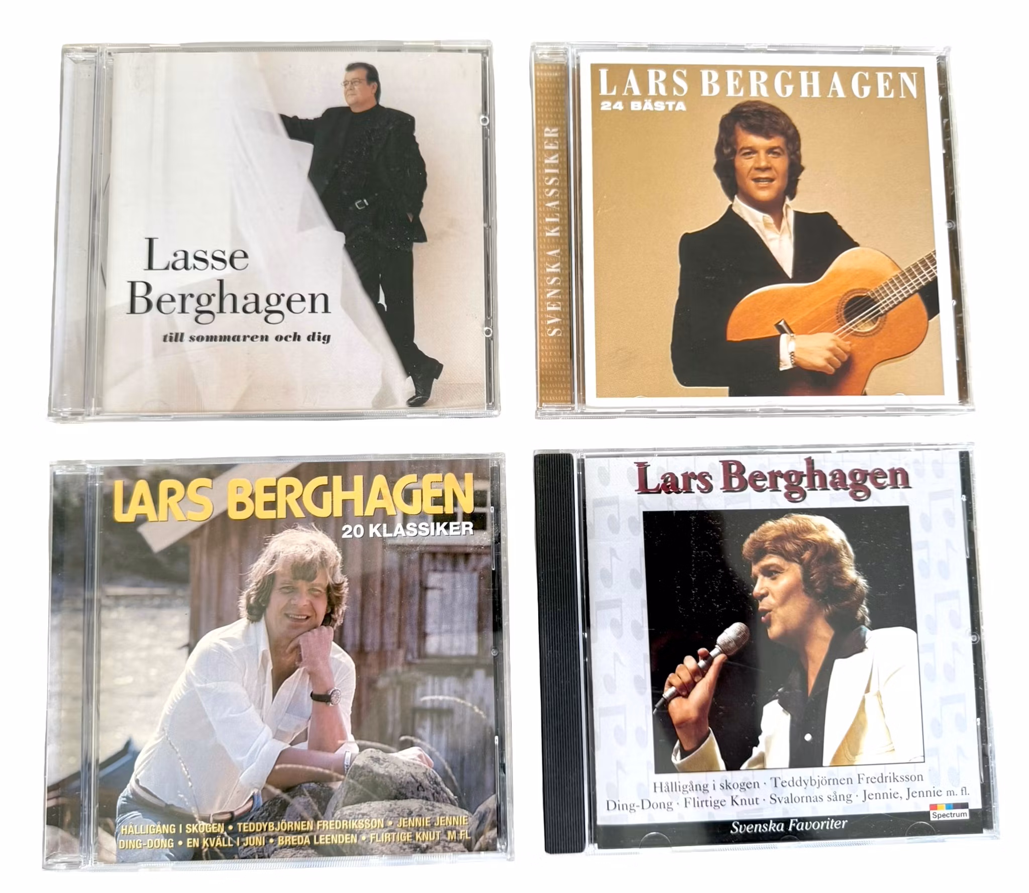 18 pièces, Lasse Berghagen - Collection CD
