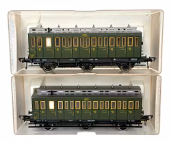 2 stk., Fleischmann 5693 H0 skala, Modelljernbanevogner
