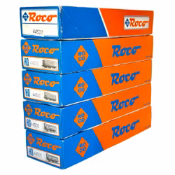 5 pezzi, Roco 44505, 44508, 44510, 44513, 44527 scala HO, Carrozze ferroviarie in miniatura