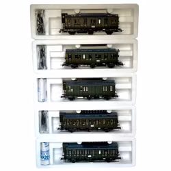 5 pezzi, Roco 44505, 44508, 44510, 44513, 44527 scala HO, Carrozze ferroviarie in miniatura