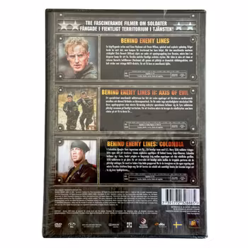 Behind Enemy Lines, Inplastad DVD Ny