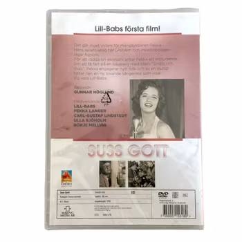Suss Gott (1956) Lill-Babs första film. Inplastad DVD Ny