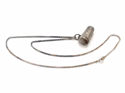 Antike Silber 835 Halskette mit Anhänger