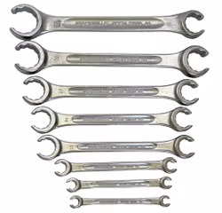 8 st, Stahlwille Alloy Steel 24 nyckelsats öppen ringnyckelsats, Tyskland