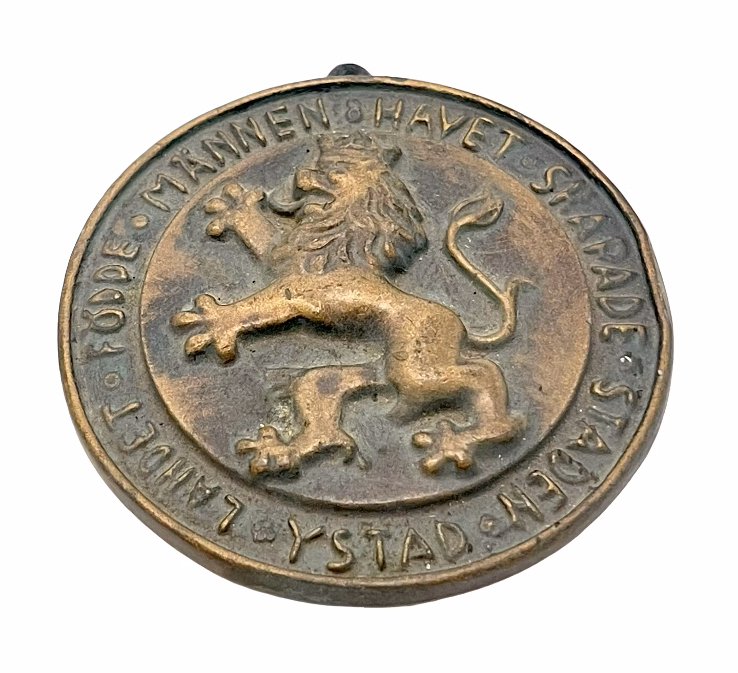 MEDAGLIA, "La terra ha dato alla luce gli uomini - Il mare ha creato la città" Ystad