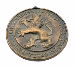 MEDALJ, "Landet födde männen-Havet skapade staden" Ystad