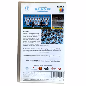 Det bästa från Malmö FF i allsvenskan 2002, Inplastad VHS video