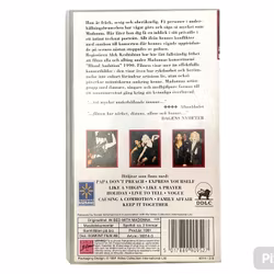 Au lit avec Madonna, vidéo VHS