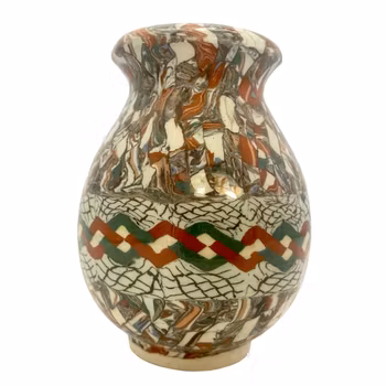 Jean Gerbino ( Italien 1876-1966) Vallauris Skålar och vas