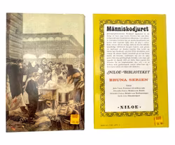 2 BÜCHER - Die Hallen und das menschliche Tier von Émile Zola