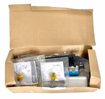 Hager Hager MZN175 - Fasskena, Fiberoptisk kontakt och panel m.m.