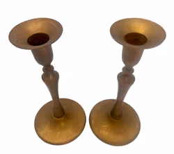 1 para świeczników, mosiądz retro