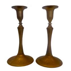 1 para świeczników, mosiądz retro