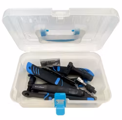 Kit di attrezzi per bicicletta, frusta per catena, estrattore per pedali, ecc.