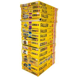 16 pezzi, Faller scala HO, Case e decorazioni