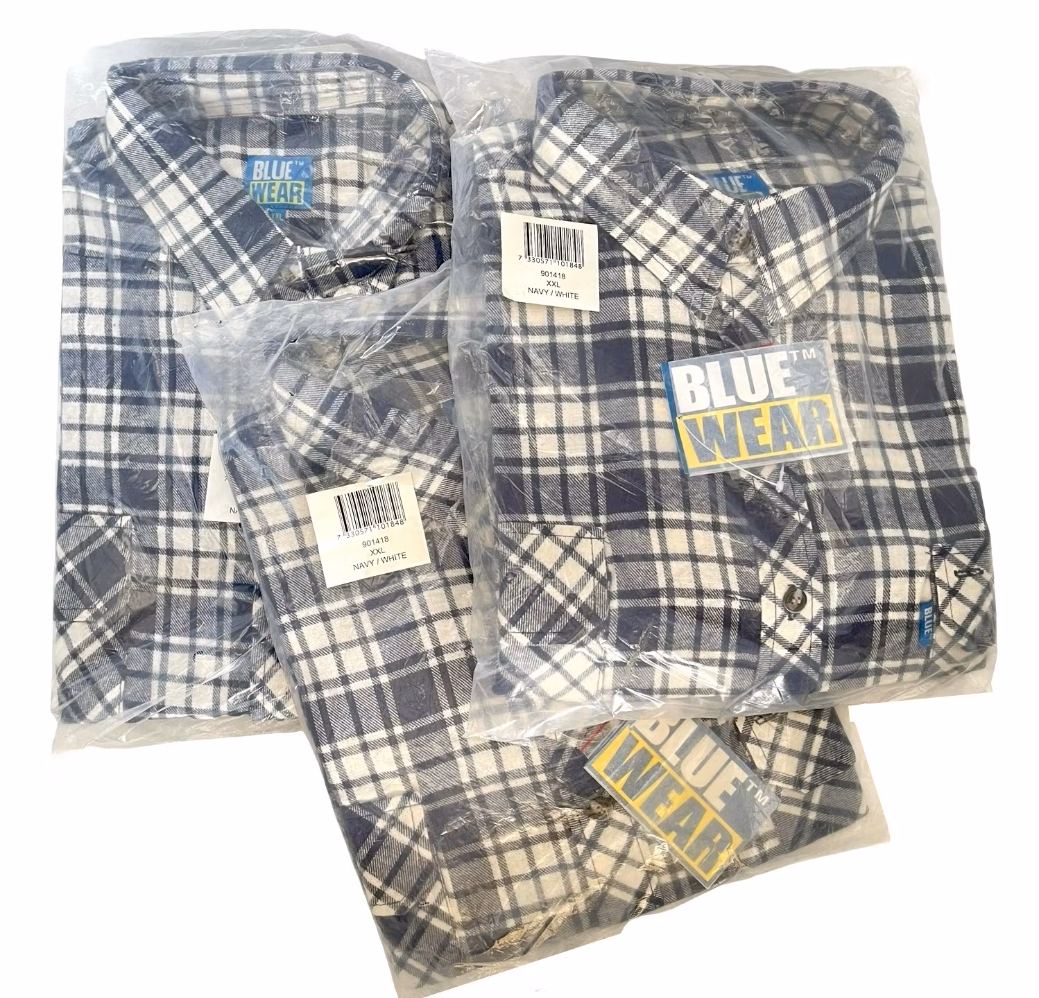 3 camisas Blue Wear, talla XXL