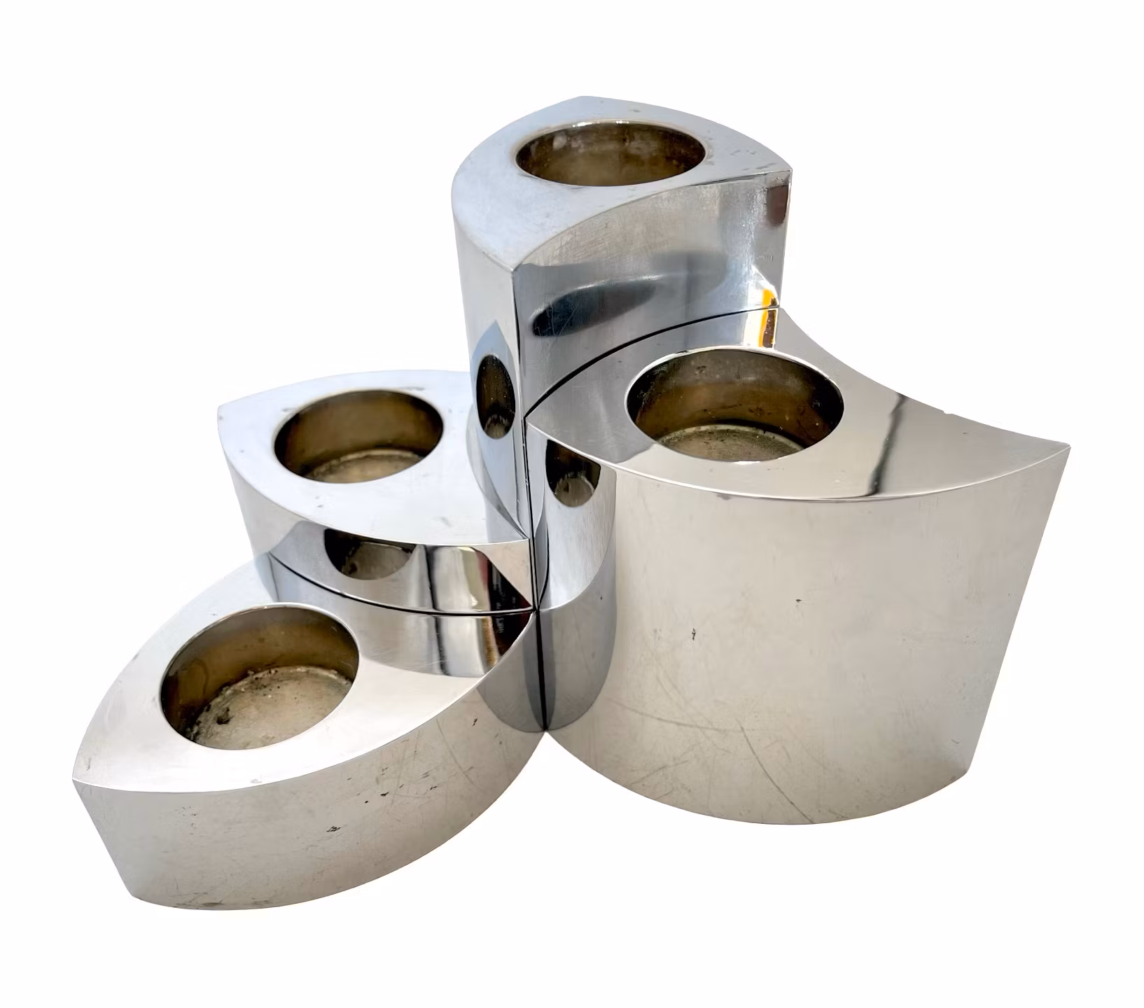 4 Vintage Candlesticks