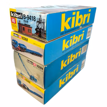 4 Kibri HO skala, Modelljärnväg dekorationer