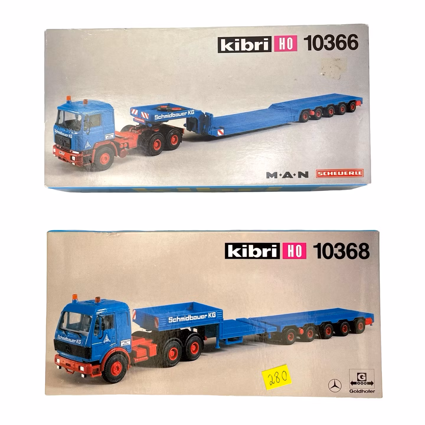 4 Kibri scala HO, Decorazioni per modellismo ferroviario