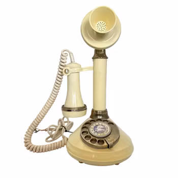 Vintage roterande telefon