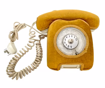 Vintage roterande Teli Televerket Telefon