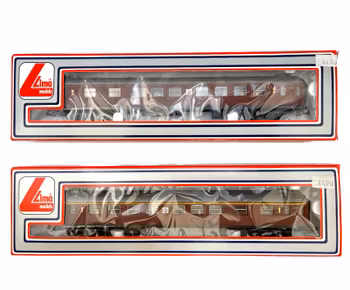 3 st, Lima H0 skala, SJ Modelljärnvägsvagnar m.m.