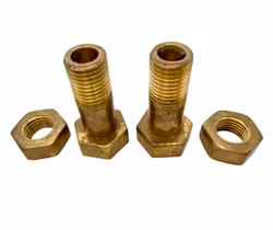 Ljusstakar, ett par, mässing