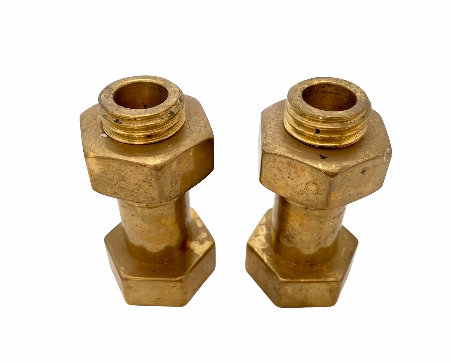 Kerzenleuchter, ein Paar, Messing