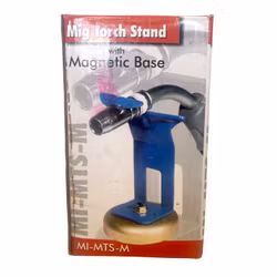 Holder for MIG MAG TIG welding gun with large magnet on the underside