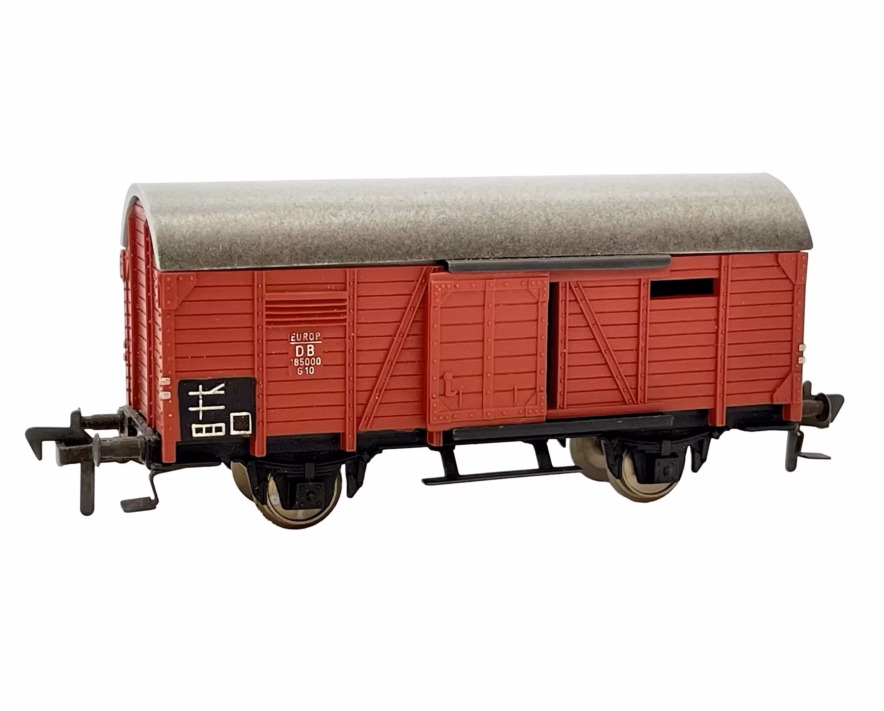 3 stk., Fleischmann H0 skala, 1404, 1460, 1453 modelljernbanevogner