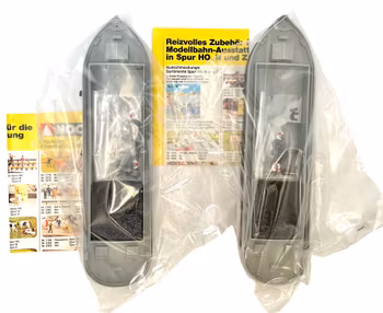 2 st, Noch B 3572 HO Lastkahn Modellbyggsats