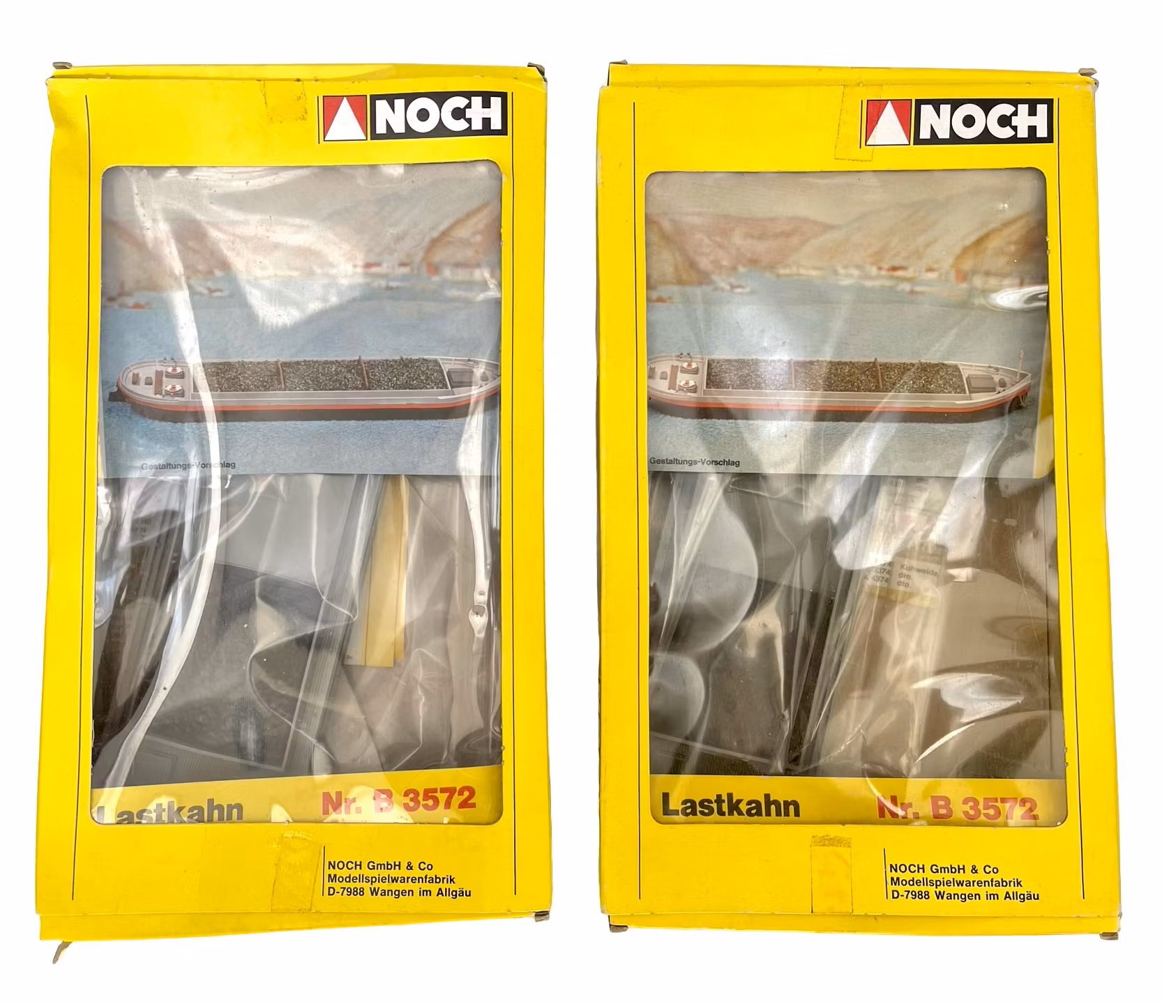 2 pezzi, Noch B 3572 HO Kit modello chiatta