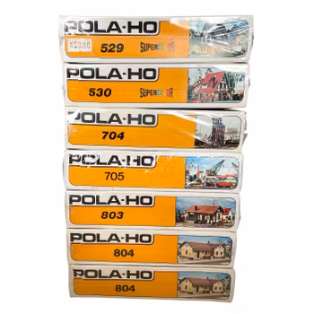 7 st, Pola HO skala, Hus & dekorationer, Inplastad, Oanvänt