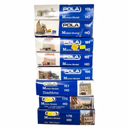 8 kpl, Pola HO -mittakaava, Talot ja koristeet