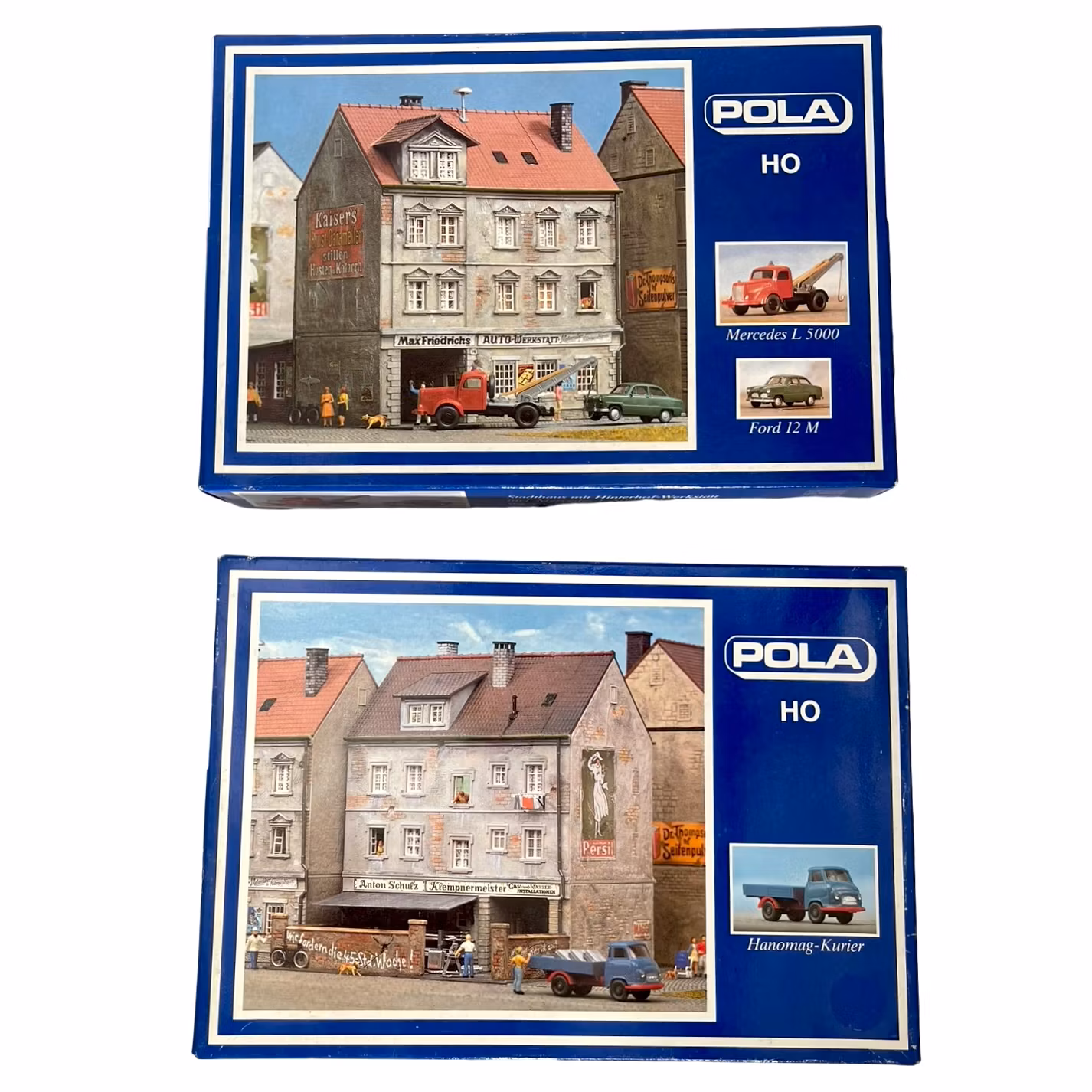 8 kpl, Pola HO -mittakaava, Talot ja koristeet