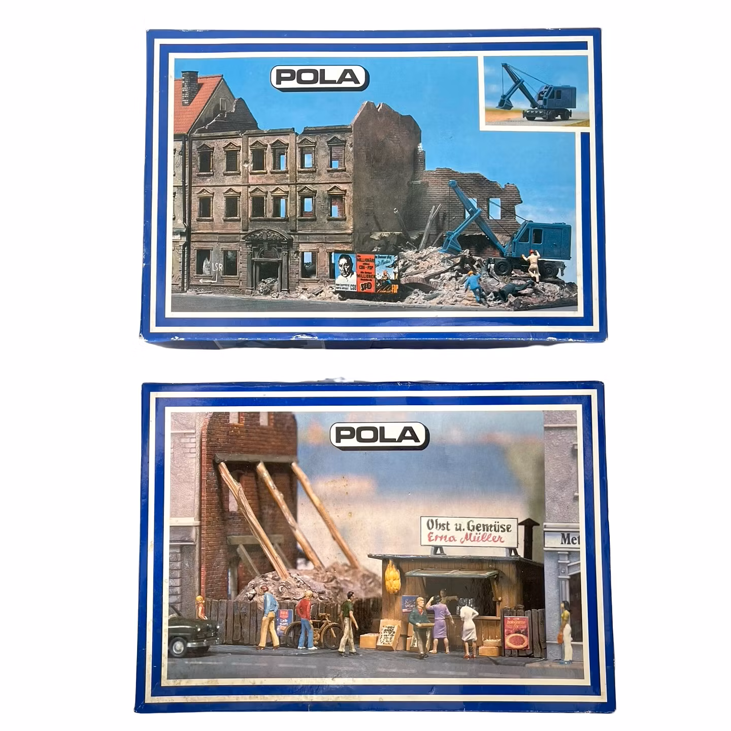 8 kpl, Pola HO -mittakaava, Talot ja koristeet