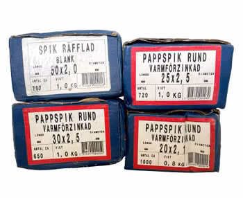 Gryts Pappspik rund VFZ ca 2800 st