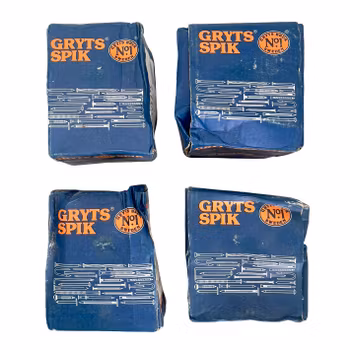 Gryts Pappspik rund VFZ ca 2800 st