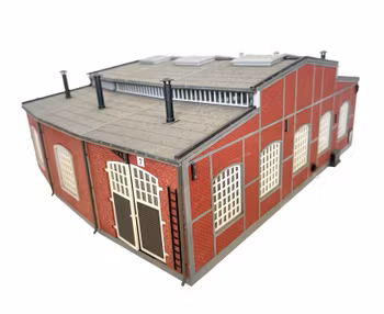 Fleischmann Lokstall H0 1:87 skala, 3 portar