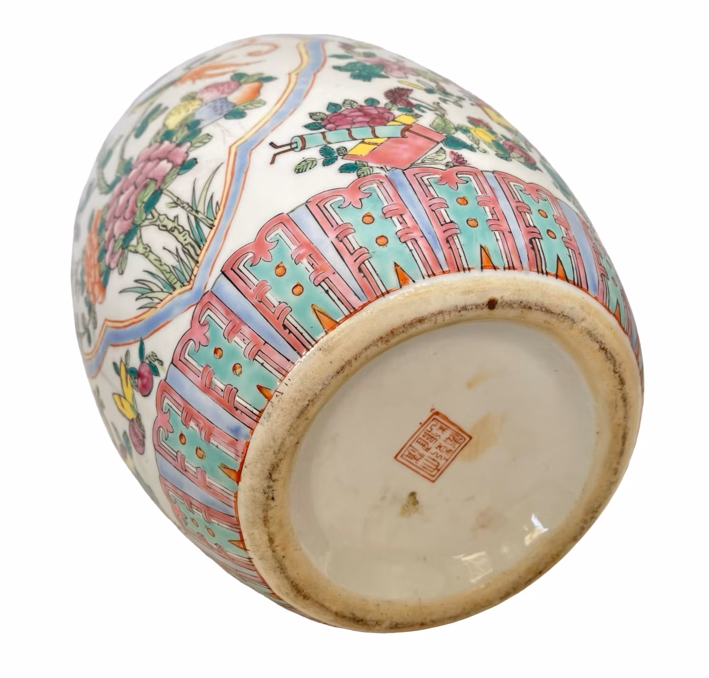 Urne en porcelaine chinoise, années 1900.