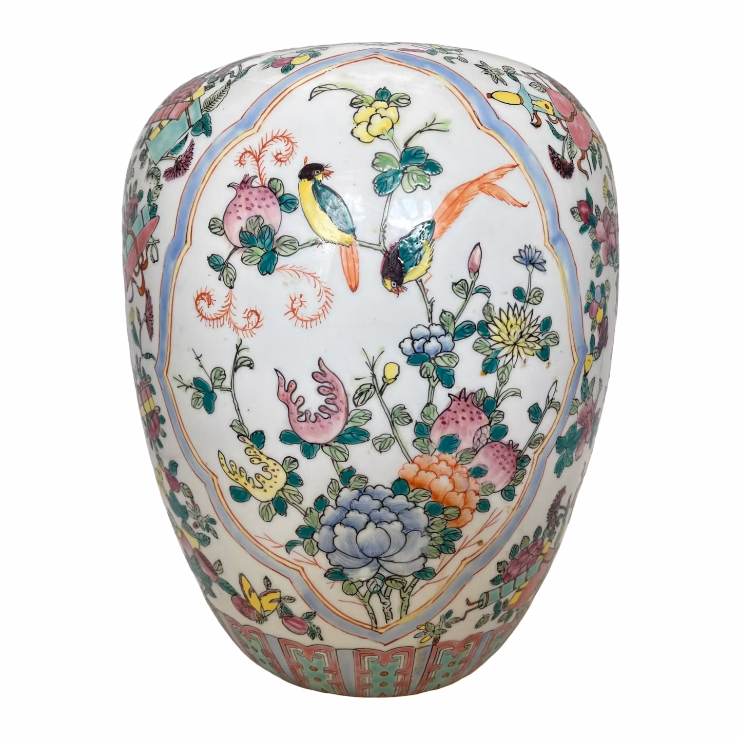 Urne en porcelaine chinoise, années 1900.