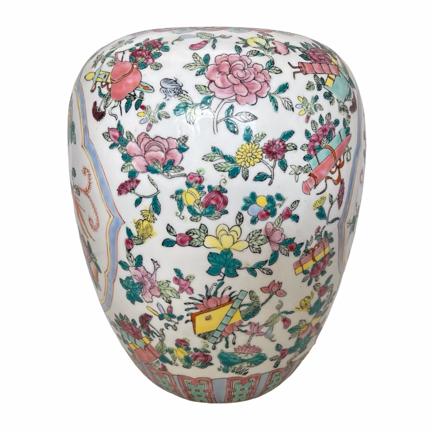 Urne en porcelaine chinoise, années 1900.