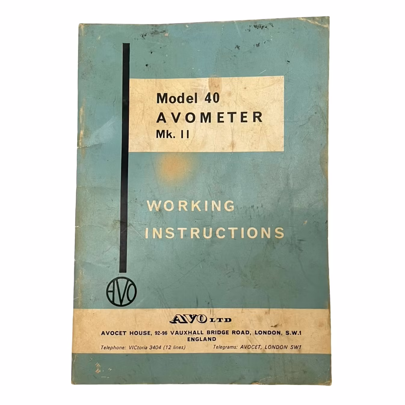 MULTIMETER, Universal - Avometer MK.II Model 40, England.