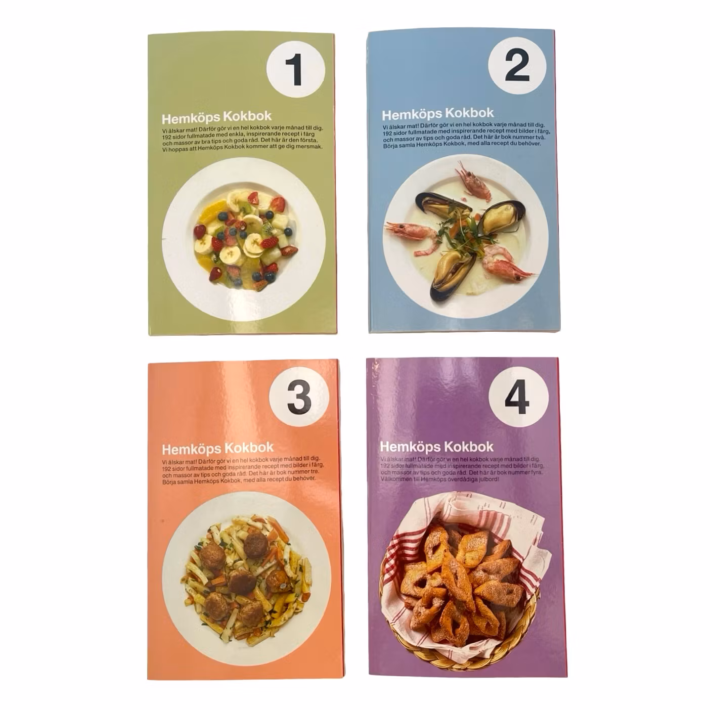 Hemköpin keittokirjat, nro 1–17