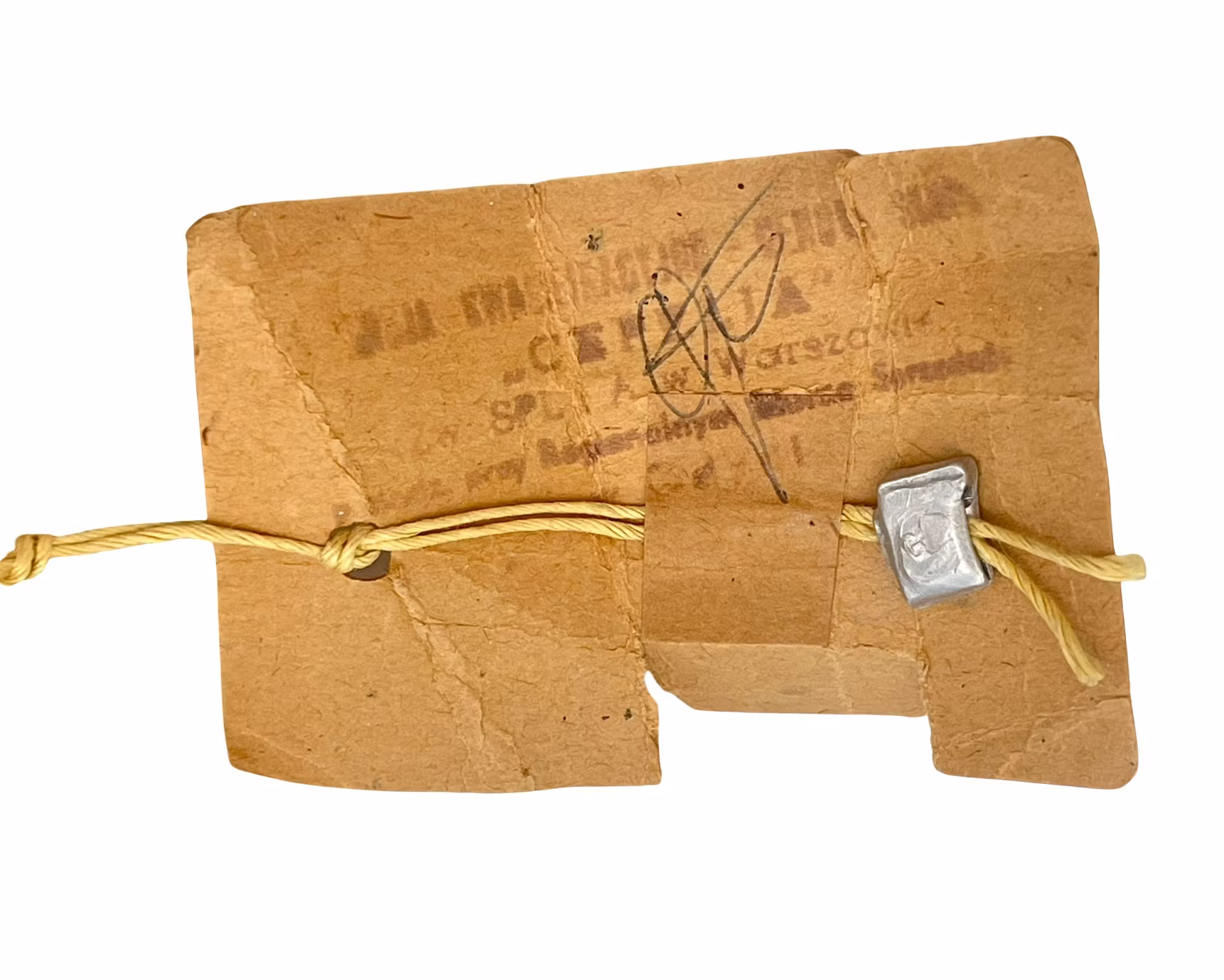 Puuveistohahmo, W Sopocie Varsova, Signeerattu BA