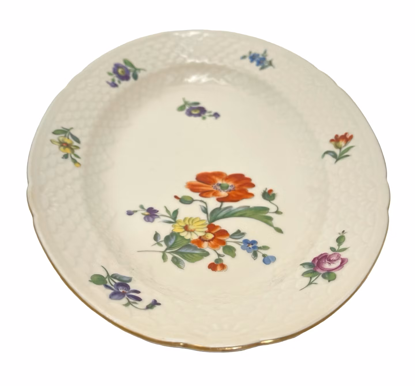 Bing & Grondahl, Plat ovale en porcelaine, Danemark
